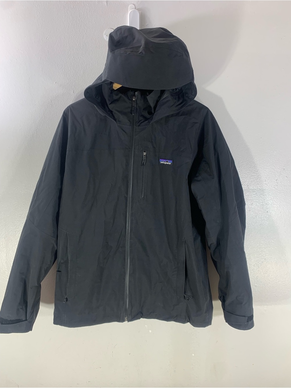 Patagonia Black Hooded Performance Jacket